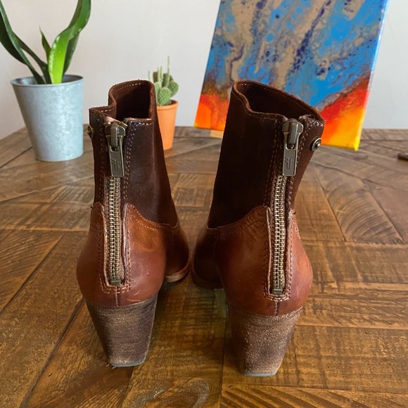 Frye Ankle Bootie Zip-Up Back | Never Been Worn - Picture 4 of 5